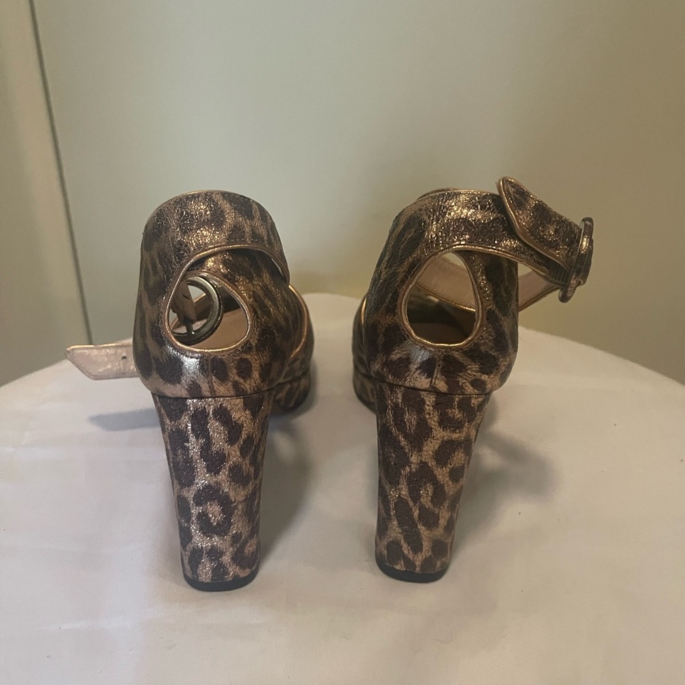 ❤️‍🔥SOLD❤️‍🔥♠️ Kate spade Perry Leopard Print Platform Heels - Picture 2 of 6